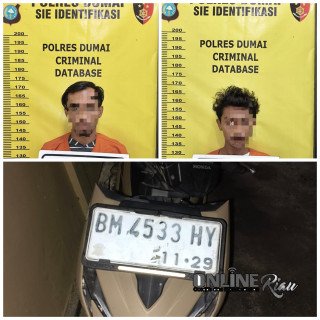 Aksi Tengah Malam Dipergoki Warga, Polsek Sungai Sembilan Ringkus Dua Terduga Pelaku