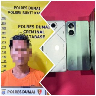 Terduga Pelaku Curat Tak Berkutik, Dua HP Korban yang Raib Berhasil Ditemukan Polisi